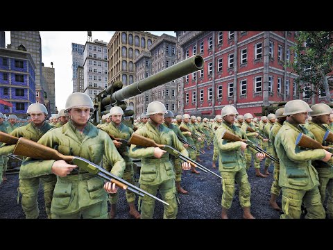 5,000,000 PARASITE ZOMBIES Attacks Modern City! - Ultimate Epic Battle Simulator 2