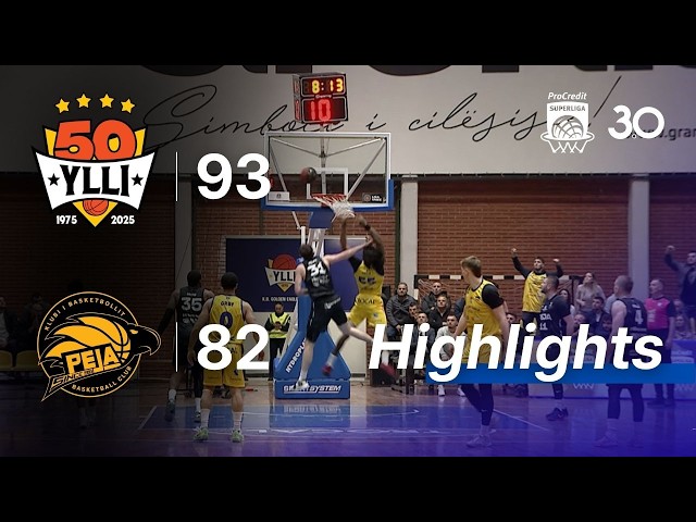  Highlights i çerekfinales së parë mes Golden Eagle Yllit dhe Pejës