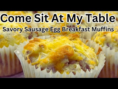 Savory Sausage Egg Breakfast Muffins