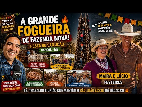     Carros de Boi, Puxada de Lenha e uma Fogueira Gigante: A Festa que Parou Passos (MG)