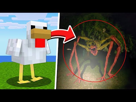 Mobs do Minecraft CAPTURADOS NA VIDA REAL