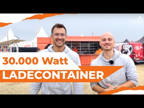200 POWERSTATIONEN GLEICHZEITIG LADEN? // 30.000 Watt Ladecontainer