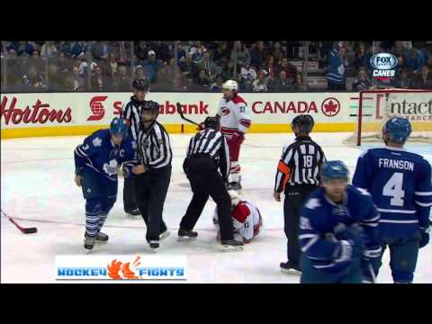 Eric Staal vs. Dion Phaneuf