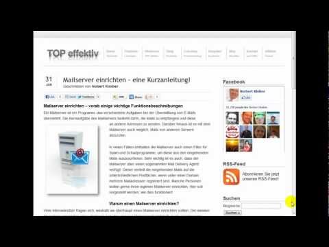 Mailserver einrichten - eine Kurzanleitung!