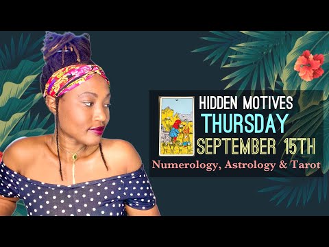 Daily Horoscope: Thursday September 15th, 2022 #astrology #numerology #tarot #horoscopes