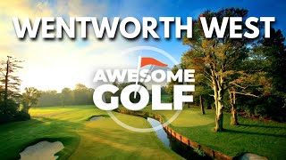 WENTWORTH WEST | AWESOME GOLF | GARMIN R10 #subscribe #hitthebell