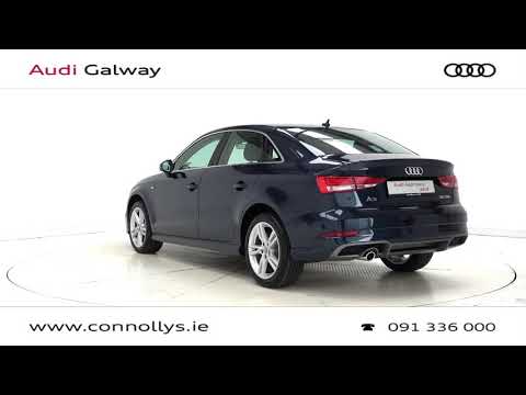CMG AUDI GALWAY: 2019 A3 SE SALOON *S LINE EXTERIOR PACK* 1.6TDI 116BHP 191G2807
