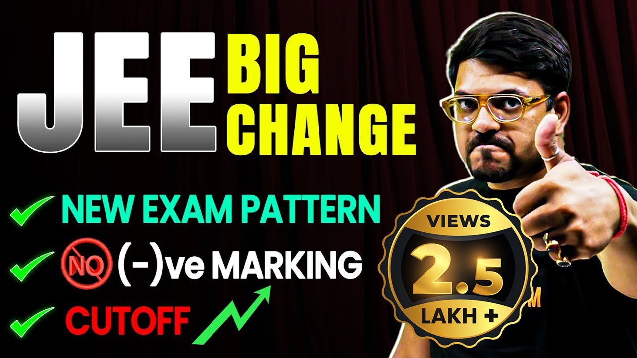 NTA JEE Mains 2025 BIG CHANGE 🚨 𝐍𝐄𝐖 𝐄𝐗𝐀𝐌 𝐏𝐀𝐓𝐓𝐄𝐑𝐍 | Pros & Cons | Harsh Sir