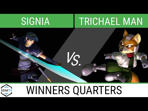 Melee @ LDL #23 - Signia vs. SSBM-T | Trichael Man - Singles WQF - SSBM