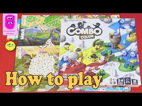Combo Color, Hvordan spilles (In Danish, #familiespil #brætspil)
