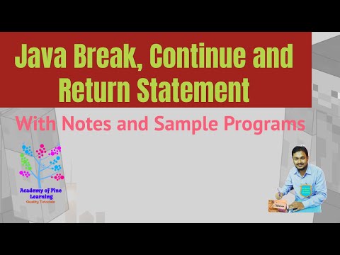 Break And Continue Statement In Java Java Tutorial For Beginners Control Flow Statements In Java