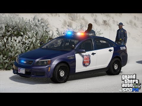 GTAV-LSPDFR Day-345 Wisconsin State Police, Traffic stop turns into drug bust,  Road to 10K!