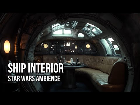 Light Freighter Interior | Star Wars Ambience | Ship Sounds, Sleep Aid, Relaxing White Noise
