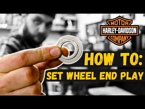 HOW TO: Set Wheel Bearing End Play - Harley Davidson FXR