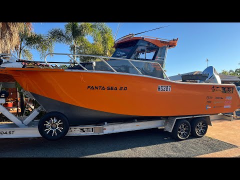 Our new boat has arrived!! Installing Simrad NSS4 and Recon motor