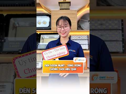 Đèn pha năng lượng mặt trời chống chói lắp trong nhà 500W P-500TO3