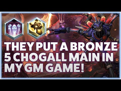 Mephisto Consume Souls -THEY PUT A BRONZE 5 CHOGALL MAIN IN MY GM GAME! - Grandmaster Storm League