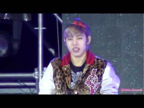 130223 INFINITE H 양양 K-POP 콘서트 - 동우 - Ment