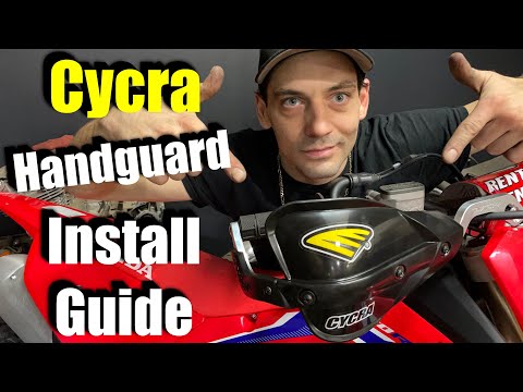 Cycra Probend Handguard Install Guide / 2022 Honda CRF 250 RX / MAX'S MOTO SHOP