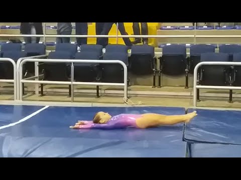Buena ejecución de salto nivel 1 USAG
