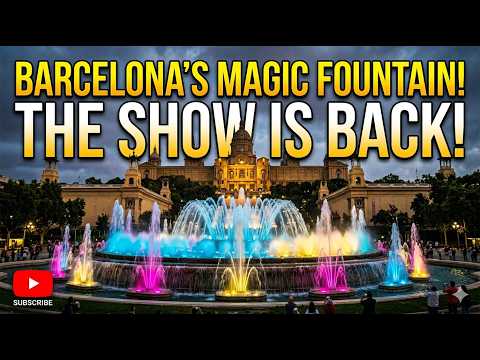 ✨ Experience the Magic: Font Màgica de Montjuïc (The Magic Fountain of Barcelona) ⛲