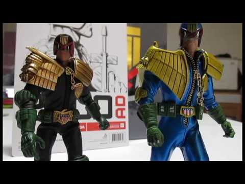 Kokujin Reviews 102 - Mezco One:12 Collective and 3A 1/12 Judge Dredd Double Action!!