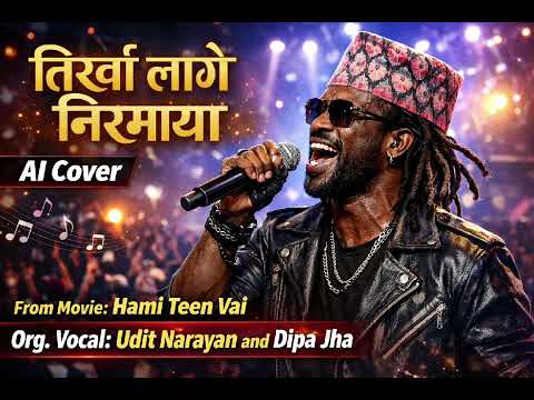 Tirkha lage Nirmaya Ai cover Concert version from movie Hami Teen Vai, Original vocal. Udit And Dipa