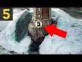 Top 5 WAVES VS LIGHTHOUSES