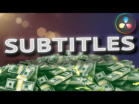 How To Edit Gaming Subtitles (Davinci Resolve)