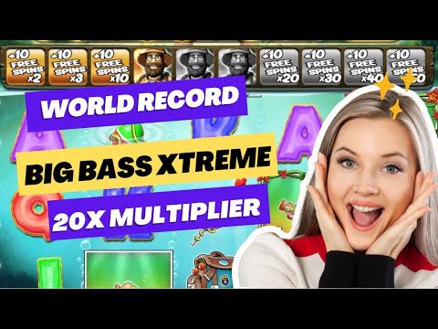 BIG BASS Xtreme 🎣 WORLD RECORD !! 🌐 AN INCREDIBLE WIN 💵 BONUS BUY SLOT 💲 #Giveaway