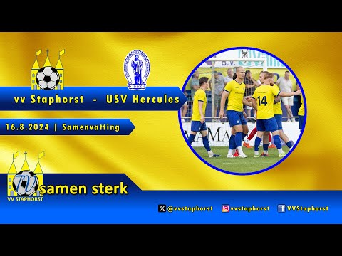 vv Staphorst - USV Hercules | 16.8.2025 | Samenvatting