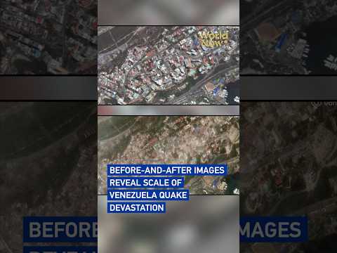 Before-and-after images reveal scale of Venezuela quake devastation #worldnow