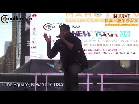 Sounds of Times Square: Josh Moreland's Unforgettable Performance at Bharat Mahotsav USA 2023