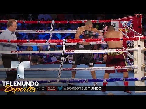 “Hurricane” Valentín vs Joaquín de la Rosa (Pelea completa) | Boxeo Telemundo | Telemundo Deportes