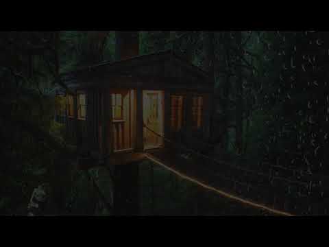 Endless Heavy Rainfall and Deep Thunder Sounds - Black Screen  Sleep Soundly with Night Rain