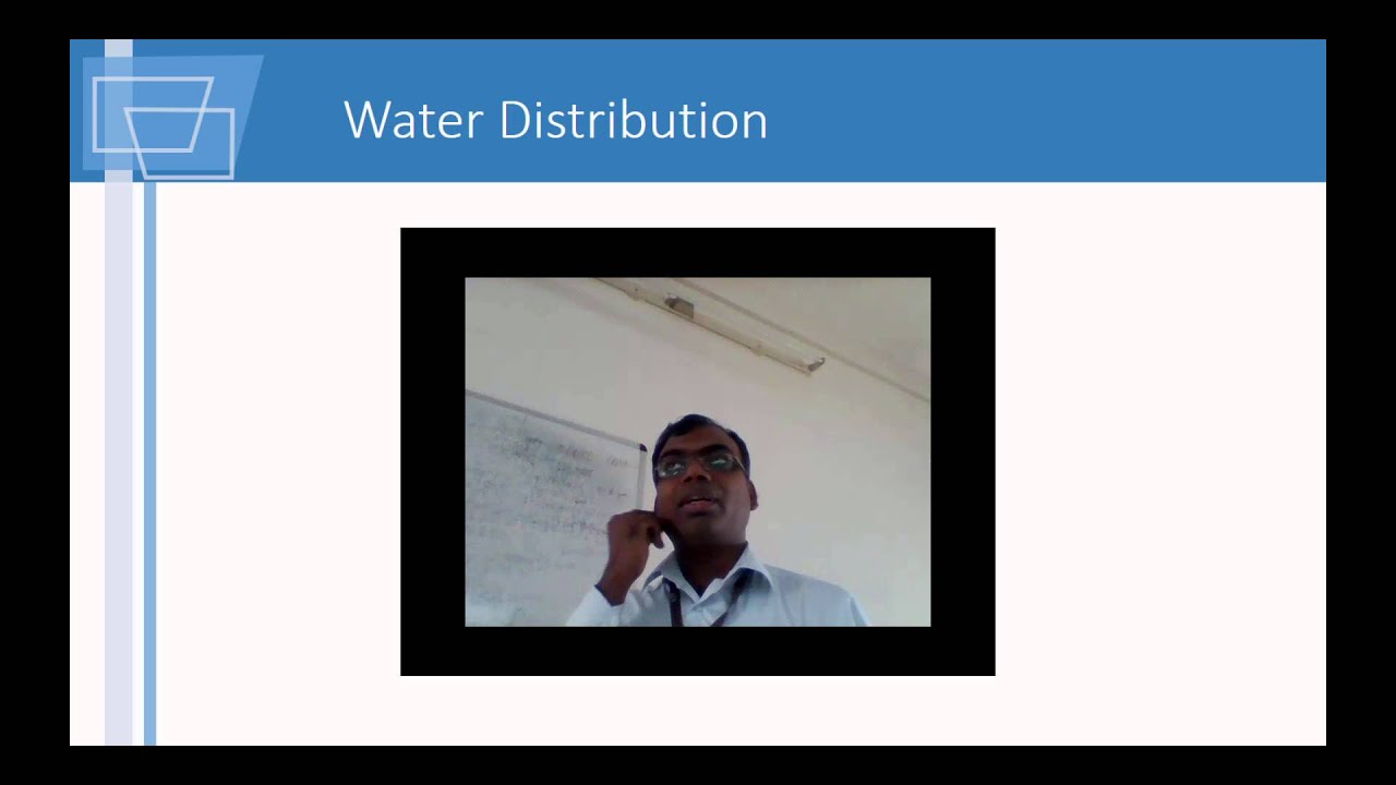 Water Distribution Environmental Engineering Lecture 10