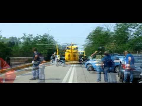 Incidente sul Cavalcavia di Via Mantovana Verona 7 Giugno 2014