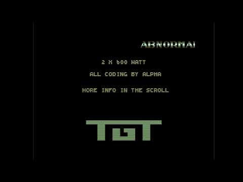 C64 One File Demo : 2 x 600 Watt by The Golden Triangle 1988