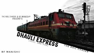 preview picture of video 'Dhauli Express Furiously Slamming Sakhi Gopal With SRC WAP-4 12821On Run'