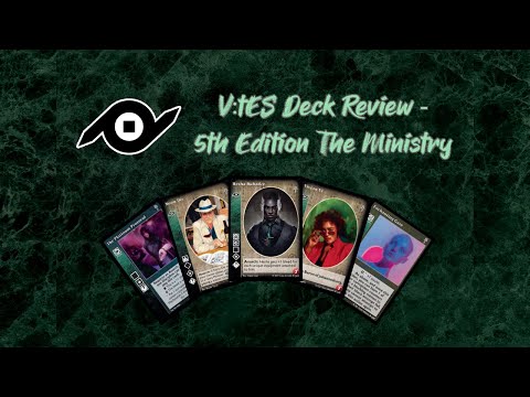 Board game | Review | 5th Edition Ministry Precon Deck | Vampire the Eternal Struggle (VtES)