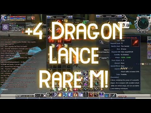 +4 Rare M Dragon Lance! - RF Online PlayPark Devie