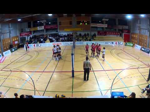 NLA 2014/2015: Franches-Montagnes - VC Kanti 3:0 (07.02.2015)