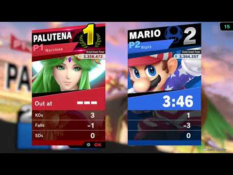 Narcissa (Palutena) vs Riptz (Mario)