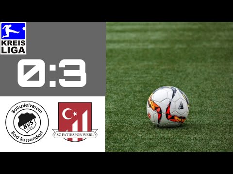 BV Bad Sassendorf II vs Sc Fatihspor Werl | 0:3 | Highlights