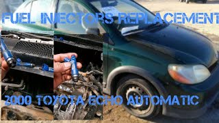 2000 Toyota Echo Injectors Replacement🛠🚜👍5Minutes