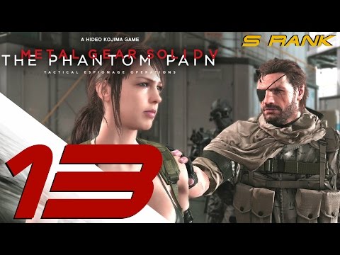 Metal Gear Solid 5 Phantom PaIn - S Rank Walkthrough Part 13 - Quiet Boss Fight