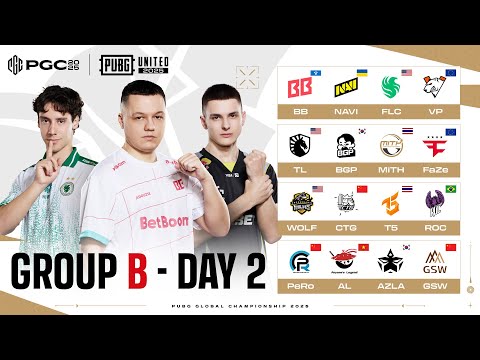 PUBG Global Championship Group B DAY 2