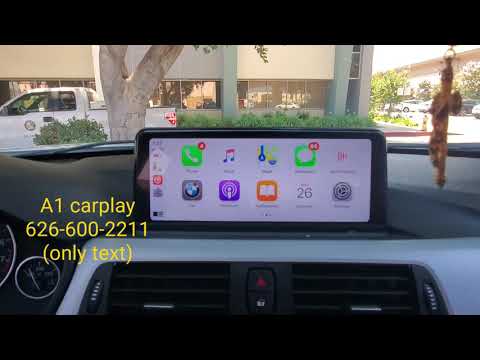 BMW 6.5 inch screen upgraded to 10.2 inch touch screen & Wireless carplay & Backup camera.