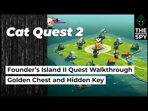 Side Quest: FOUNDER'S ISLAND II | Gentlebro, hidden key | Cat Quest 2 - YouTube