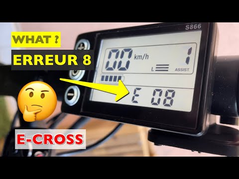 8- Repair error 08 / S866- throttle E-bike E-scooter scooter